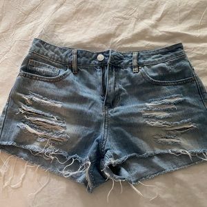 High Rise Pacsun Jean Shorts